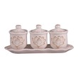 Amly Water Cup 3PCS With Kalap (Lotus Design)