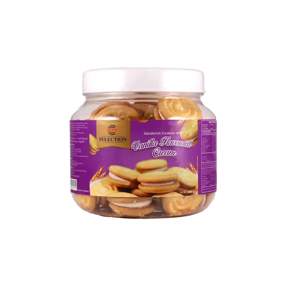 City Selection Vanilla Flavorcream Cookie 400G