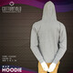 Cottonfield Men Hoodie with zip C45 (Medium)