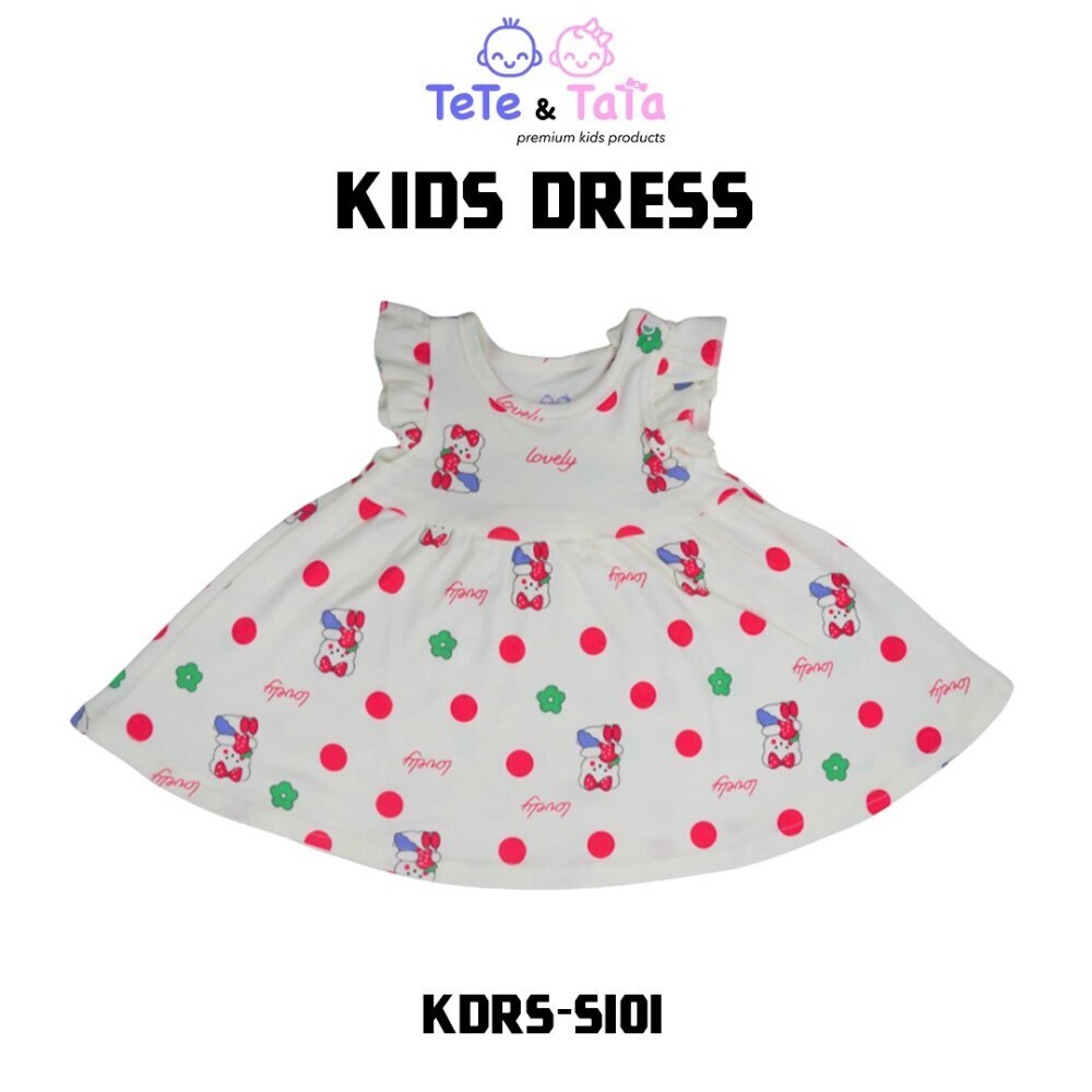 Tee Ray Kid Dress KDRS-S101 (3-6Month) White