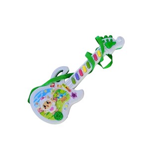 Baby Cele Flash-Light Melody Toy Guitar (Small) Green 12137
