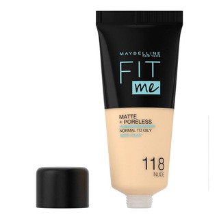 Maybelline Fit Me Matte & Poreless Foundation - 112 Natural Ivory