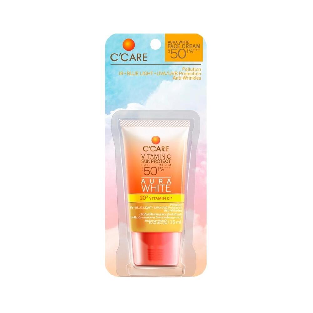 C'Care Vitamin C Sun Protect Face Cream SPF50 PA+++ 15ML