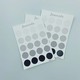 Jourcole  Circles and Dots Sticker One Sheet Journaling Deco Sticker  3.5x5inches JC0020 Black