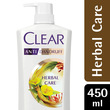 Clear Shampoo Anti Dandruff Herbal Care 450 ML