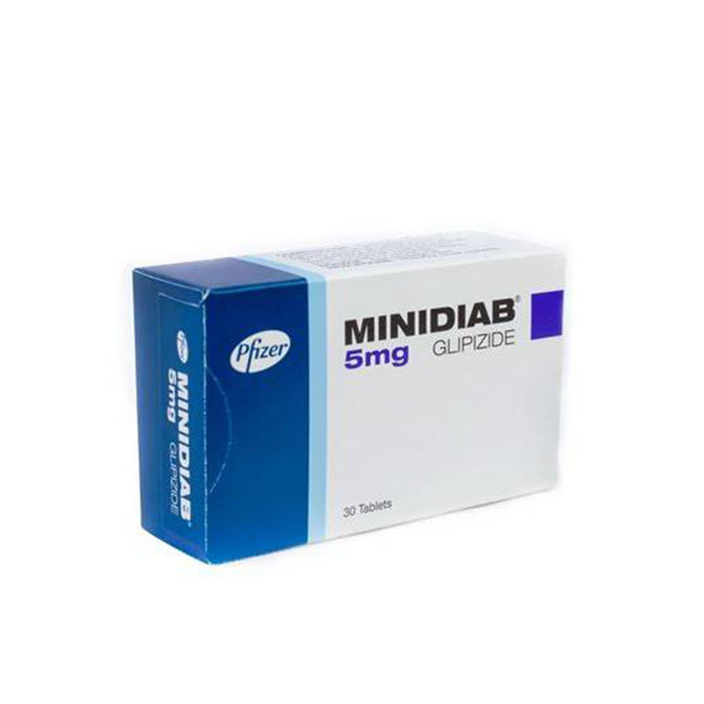 Minidiab Glipizide 5Mg 30Tablets