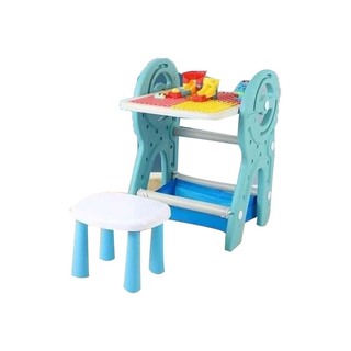 Baby Learning Table Lego White Board Pink