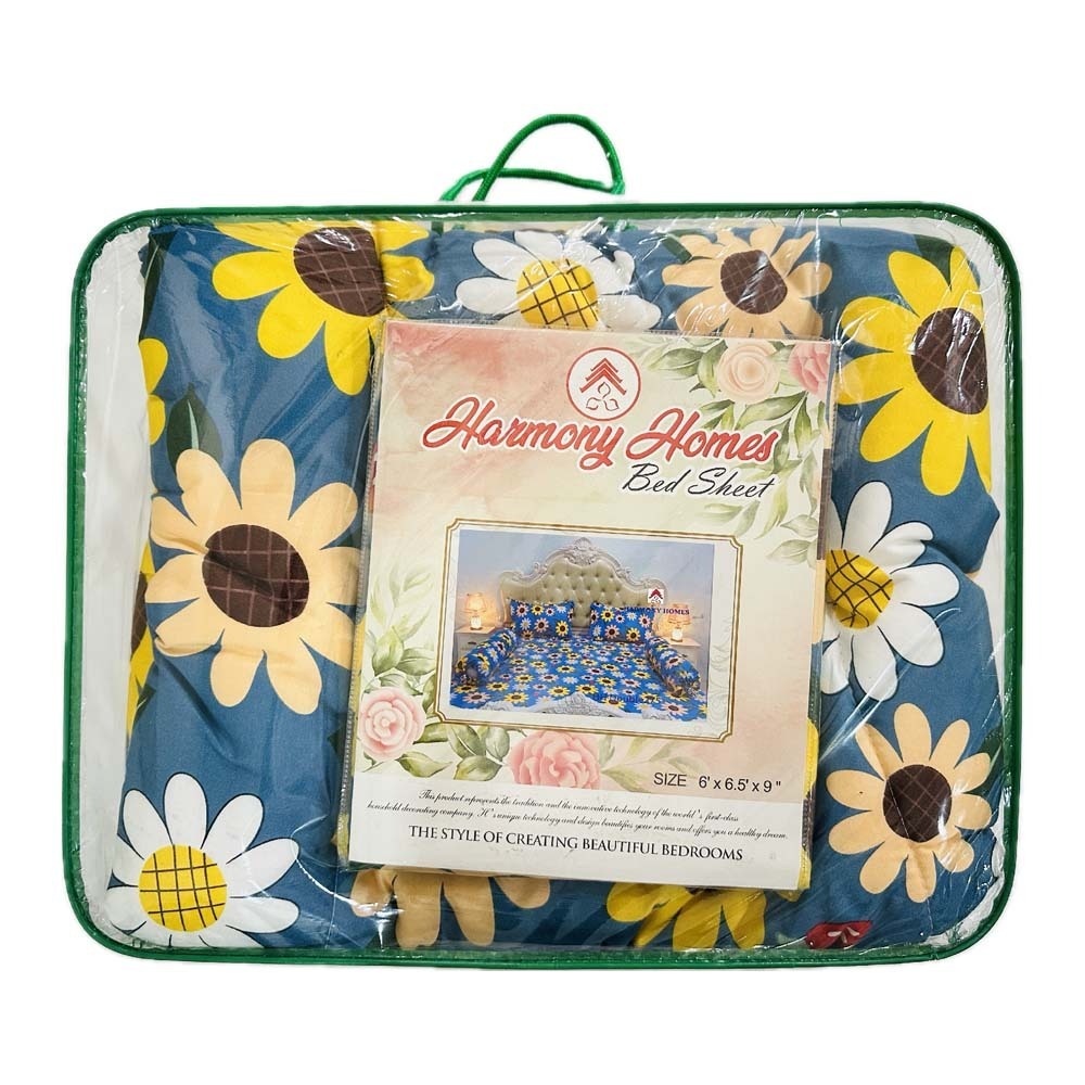 Harmony Homes Bed Sheet (Set) Double SE04 (HH Set-025)