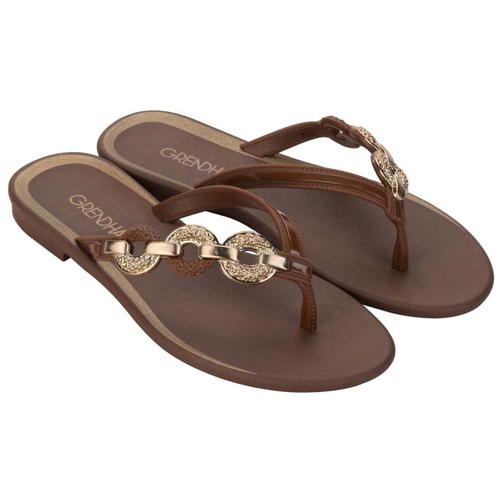 Grendha Essencial Rast Ad Flip (No-7) Coffee Brown
 119105BH93307