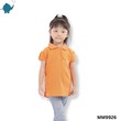Max & Mia Girl Short-Sleeve Polo Top MM9926 Orange XL