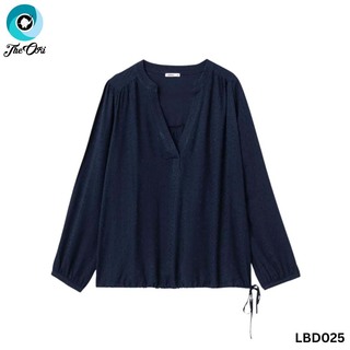 The Ori Women Long Sleeve Top LBD025 Blue (XXL-54)