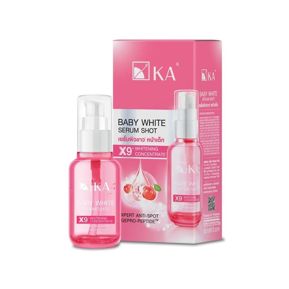 (Buy 1 Get 1 KA Cleansing Water -W 85ml) Ka Baby White Serum Shot (8-850822-010648) 35ML