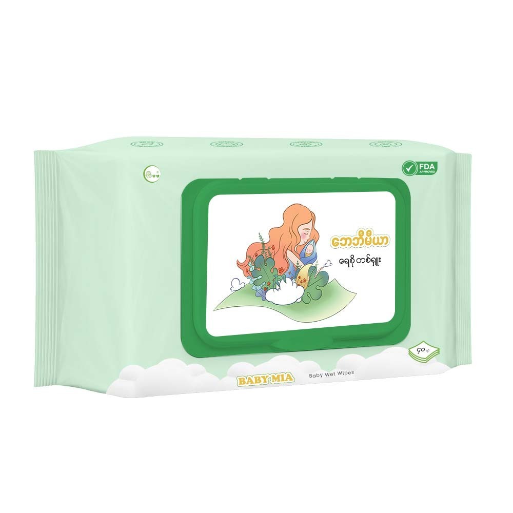 Baby Mia Wet Wipes - 40PCS