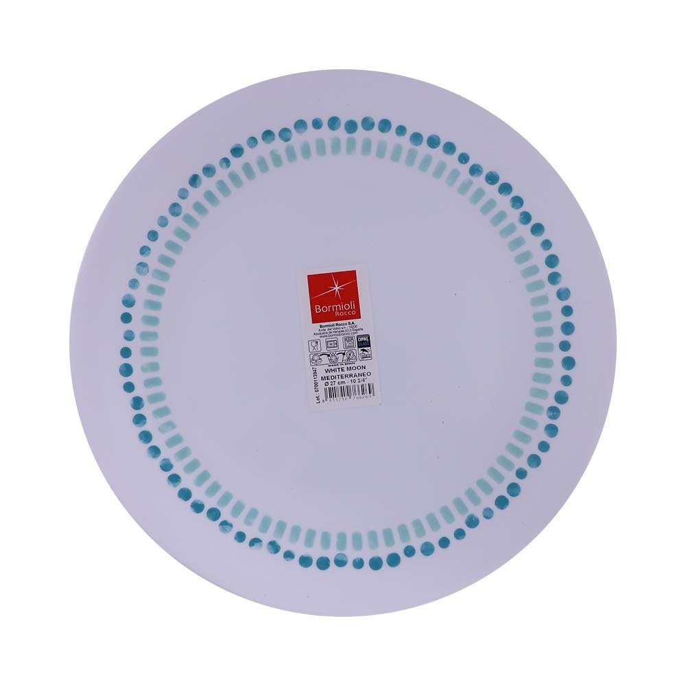 Bormioli Rocco White Moon Dinner Plate 27CM