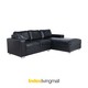 Winner Polly PVC Sofa L-Shape/L Black