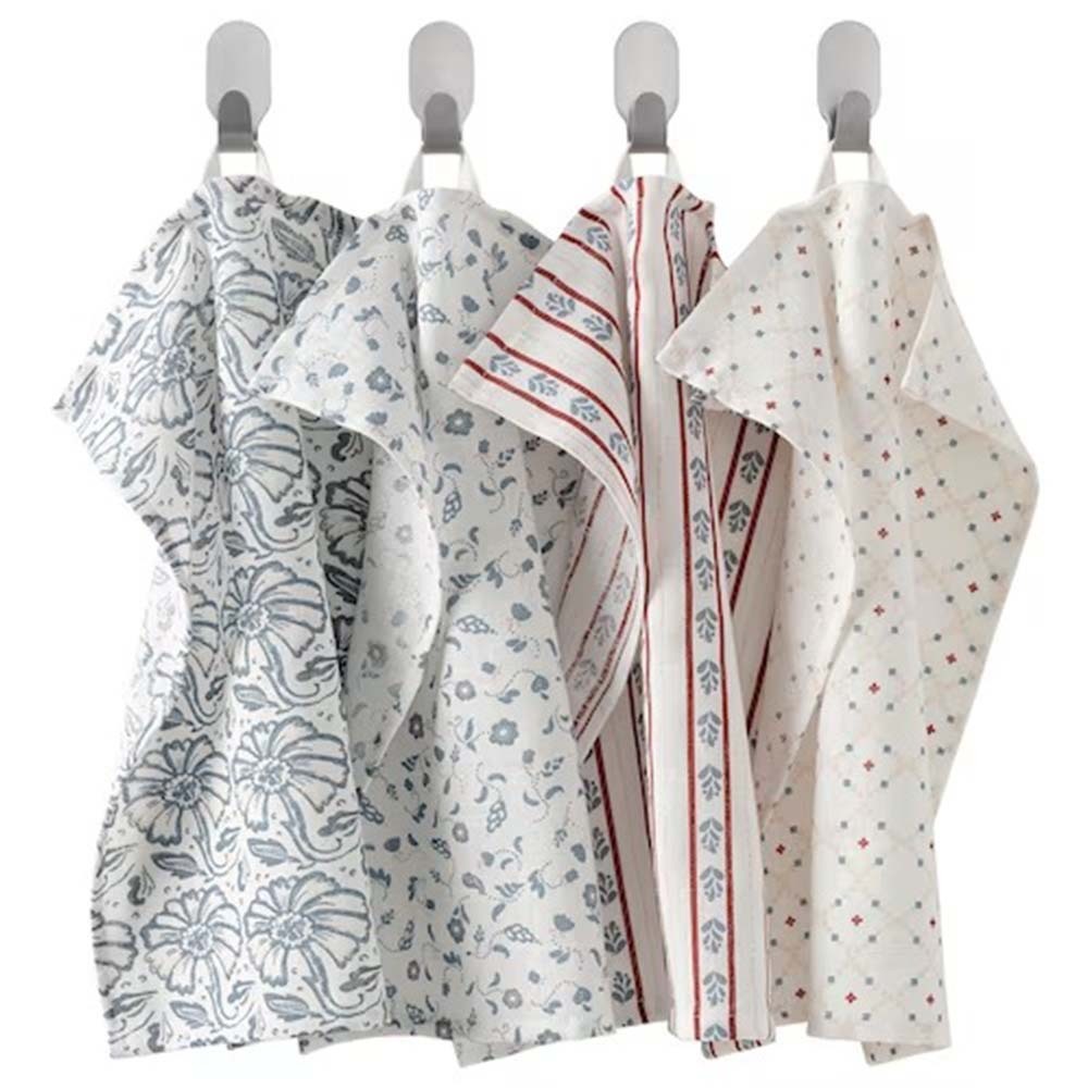 Ikea Inamaria Tea Towel, Patterned Blue/Pink, 30x40 CM204.930.77