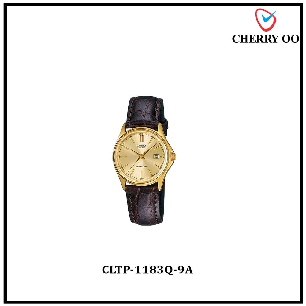 Casio Women Watch CLTP-1183Q-9A  Cherry Oo