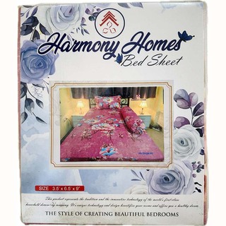 Harmoy Homes Bed Sheet Single BS06 (HH Single-102)