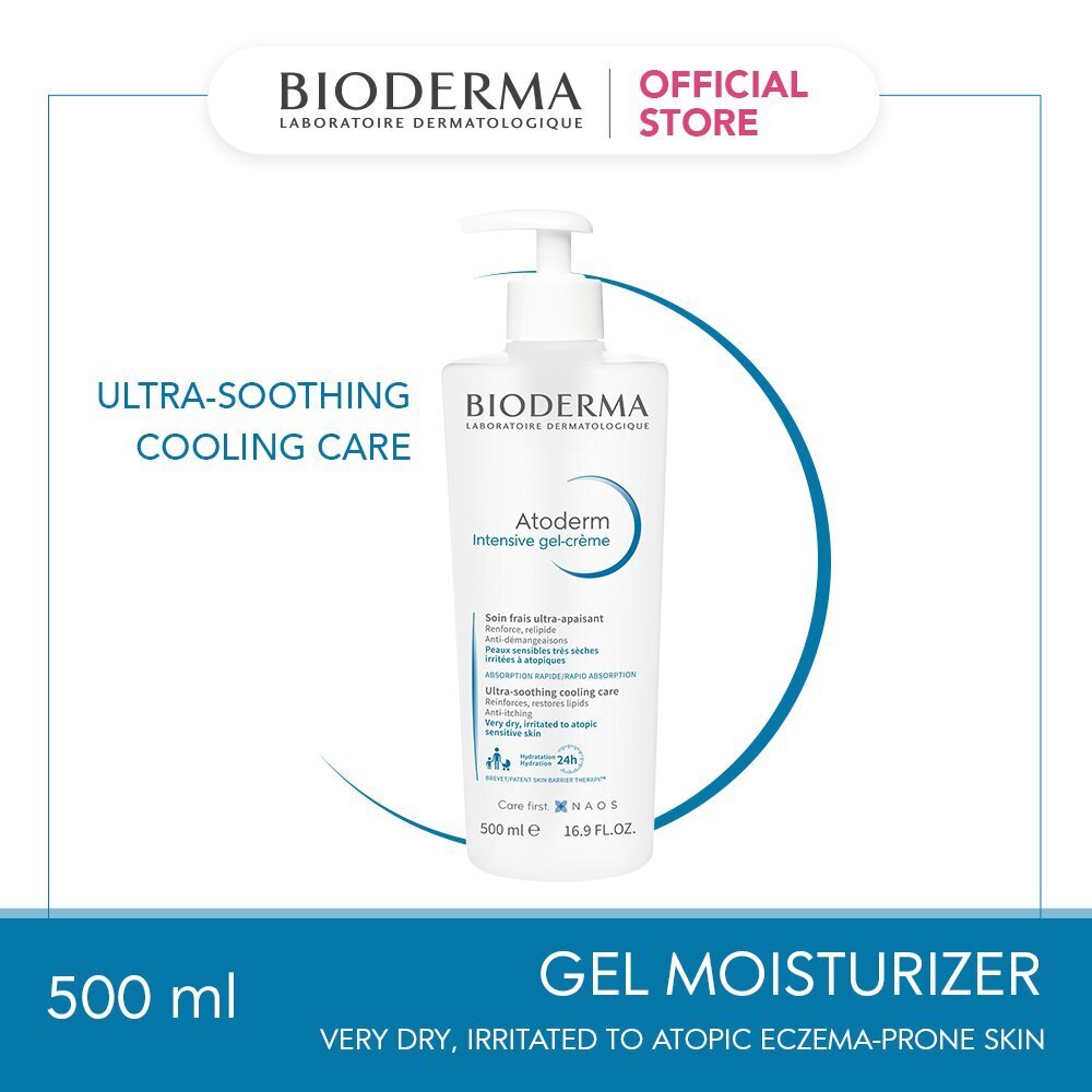 Bioderma Atoderm Intensive Gel-Cream Ultra-Soothing Cooling Care 500ML