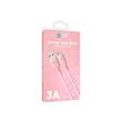 Arrow Show Link Duo Charging Cable Pink 3A CB-116