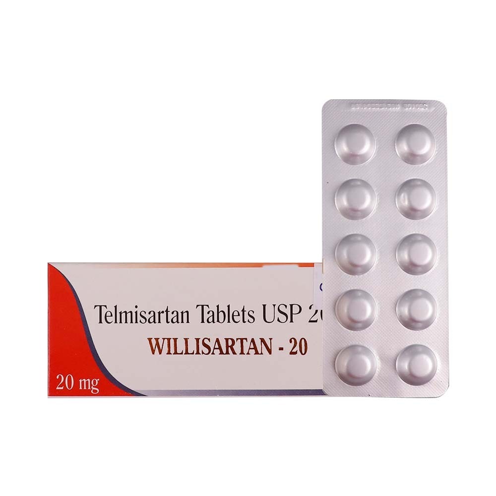 Willisartan 20 Telmisartan 10Tablets