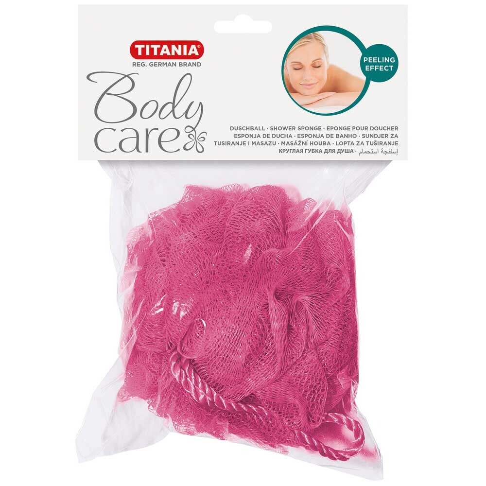 Titania Shower Sponge Pouf In Polybag With Label 9107