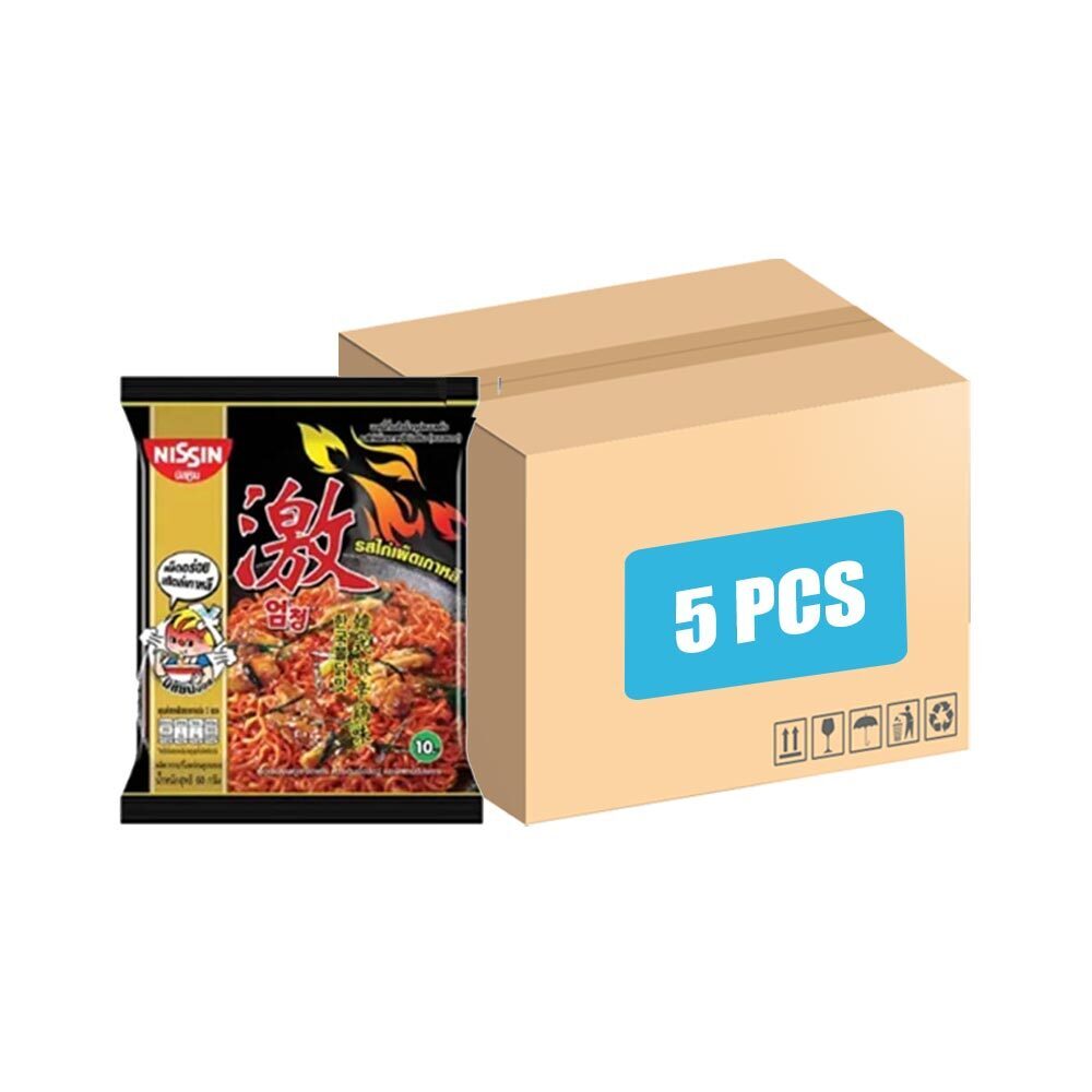 Nissin Inst Noodle Korean Hot Chilli Chk 60G X5