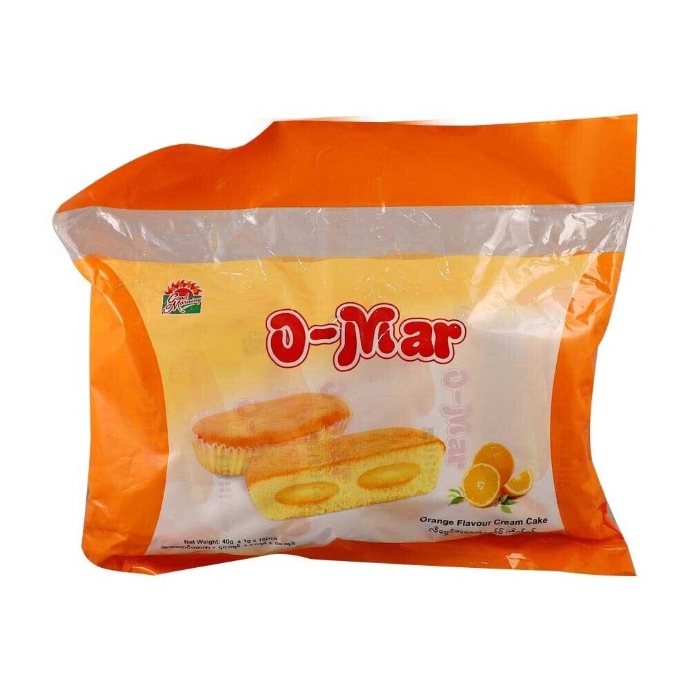 Good Morning O-Mar Cake Orange 10PCS 400G