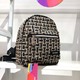 Konoko Cotton Mini Backpack S Size Tweed Brown K1007