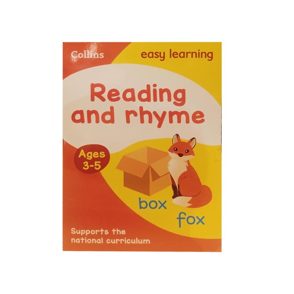 Collins Easy Learning Reading And Rhyme Ages 3-5