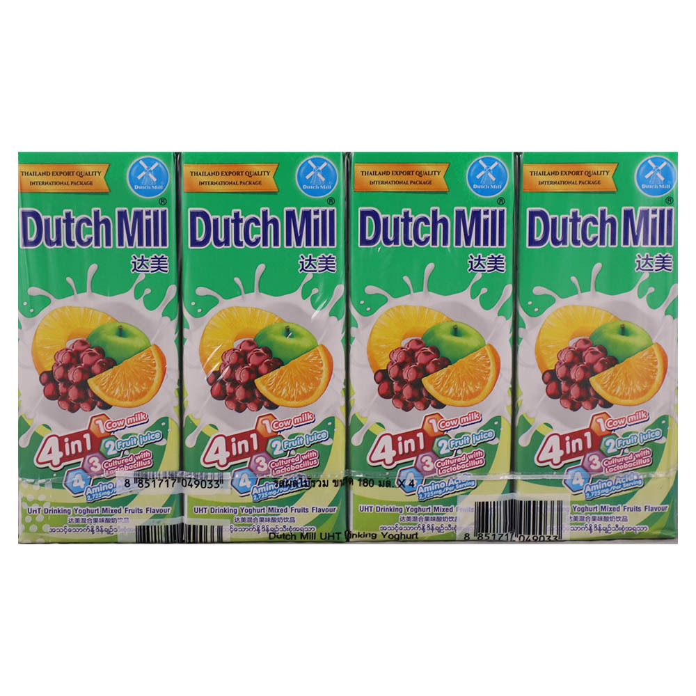 Dutch Mill Mixed Fruit Yoghurt Drink 180ML