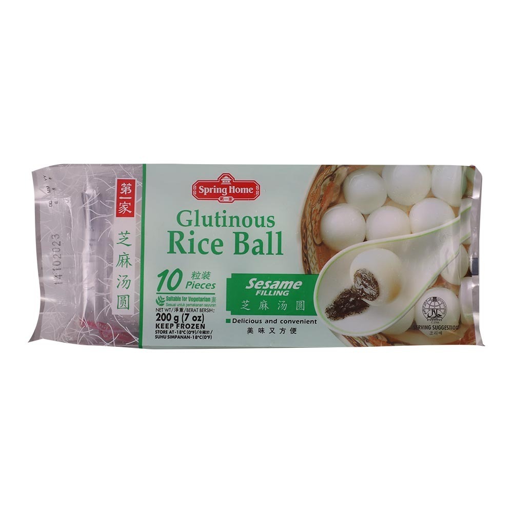 Spring Home Glutious Rice Ball Sesame 200G