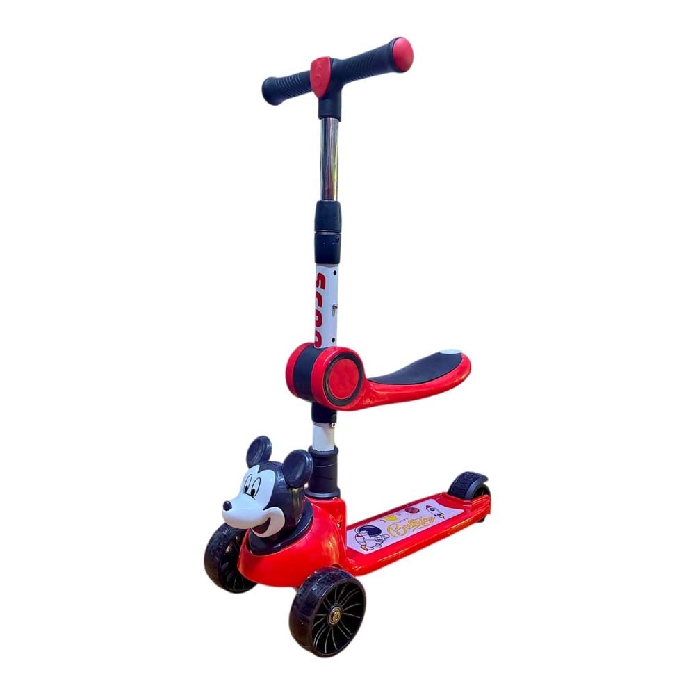 Baby Cele Kids Scooter With Seat (Mickey) Red 12537