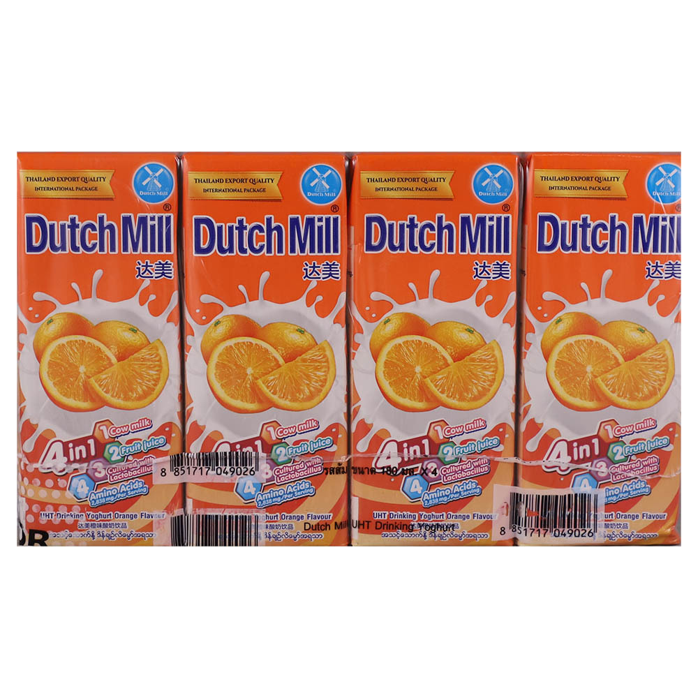Dutch Mill Orange Yoghurt Drink 180ML