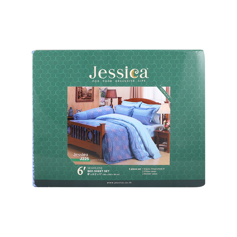 Jessica Bed Sheet 5PCS 6X6.5FTx11IN (Fit)