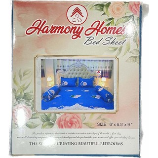 Harmoy Homes Bed Sheet Double (6' x 6.5' x 9") HH Double 251