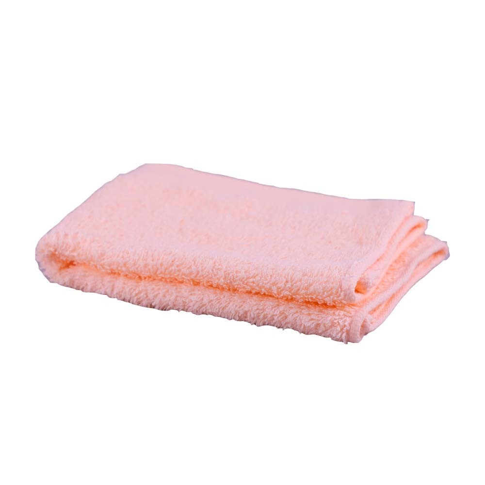 Lucky Boy Face Towel 12X12IN Light Peach