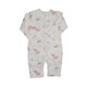 Te Te & Ta Ta Long Romper Short Sleeves Pink 3-6 Months (3Pcs/1Set) KRP-L101
