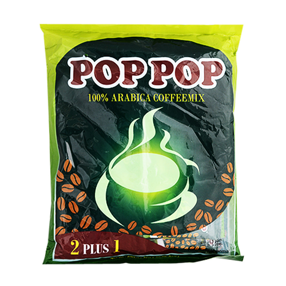 Pop Pop 100% Arabica 2 Plus 1 Instant Coffeemix 600G 30PCS