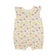 Te Te & Ta Ta Girl Romper Short Sleeves White 3-6 Months (1Pcs) KRPG-S101