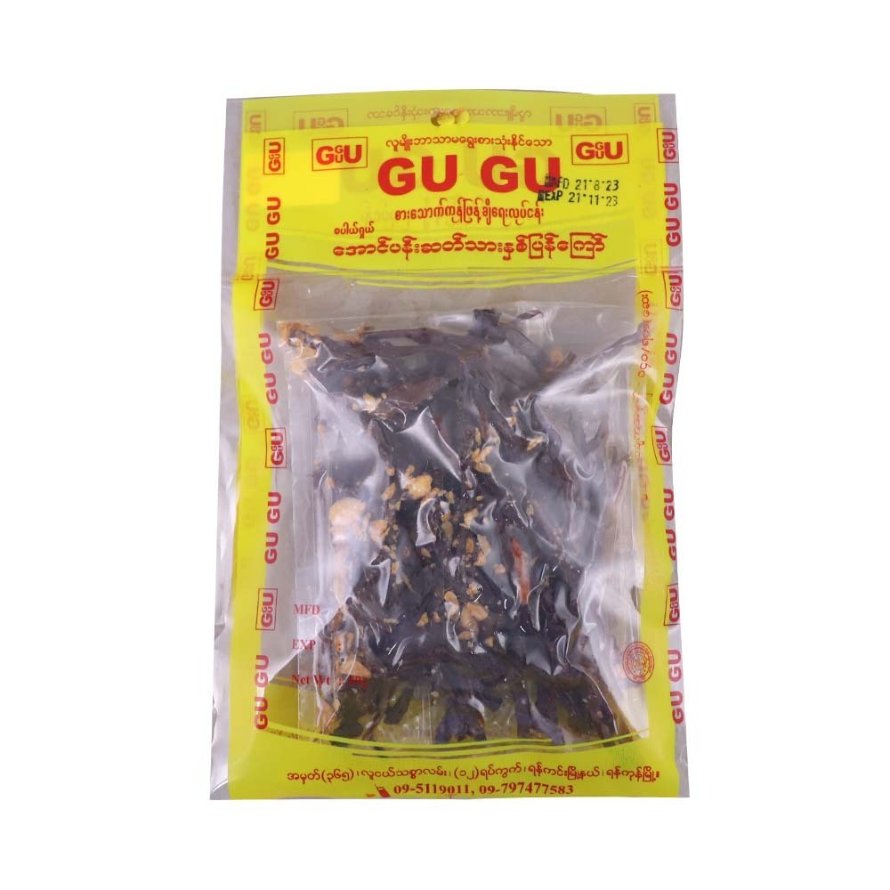 Gu Gu Double Fried Venison 80G (Aung Pan)