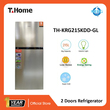 T-Home 215 Liter, Two Door Refrigerator 102W TH-RG215KDD-GL