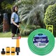 Clover Flexible Garden Hose Pipe1/2 Inch 15 MM with Sprayer Set 4PCS (Green) 50CM X 30CM X 10CM