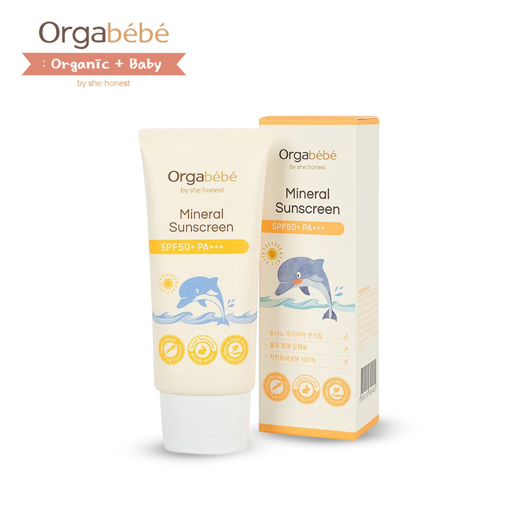 Orgabebe Mineral Suncreen SPF50PA ++ 50G OGB-4