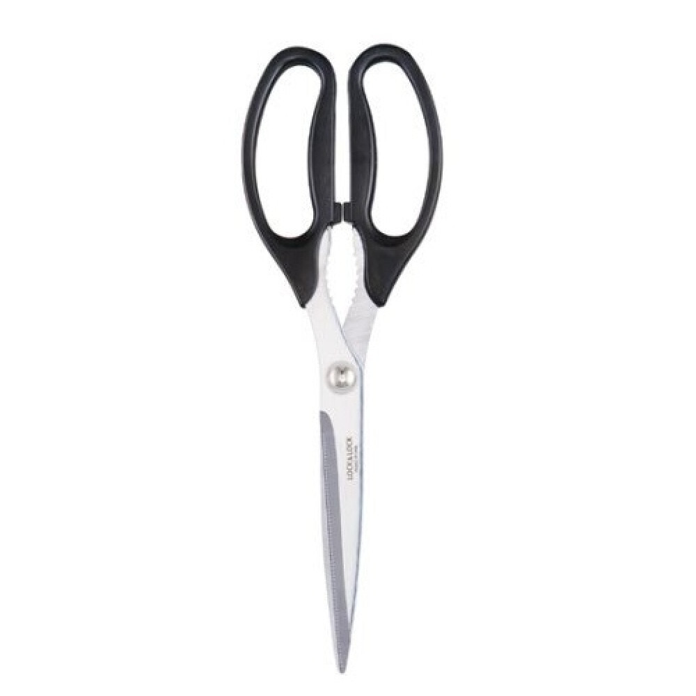 F00096 Lock & Lock BBQ Handed Scissors 25CM BLK-STS-CN-12