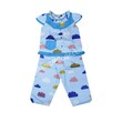 Bambi Baby Night Wear Silk Cotton One Set BAMBI_BABY02_1 Sky Blue (2 Years)