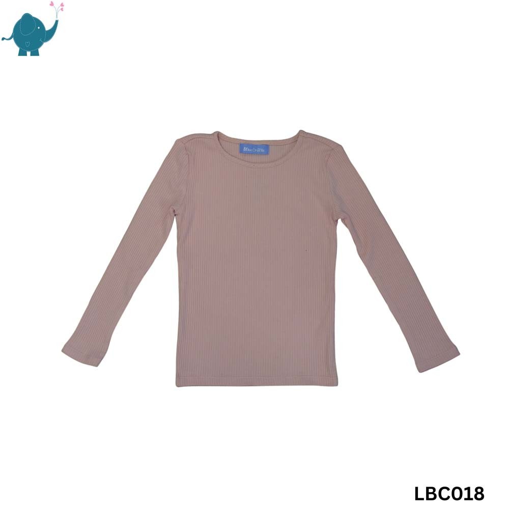 Max & Mia Girl Long-Sleeve Top LBC018 Pink (8-9 Years)