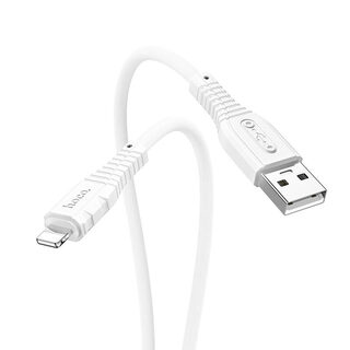 X67 Nano Silicone Charging Data Cable For Lightning/Blue