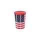 Index USA Stool Chair+Cap Plastic RD