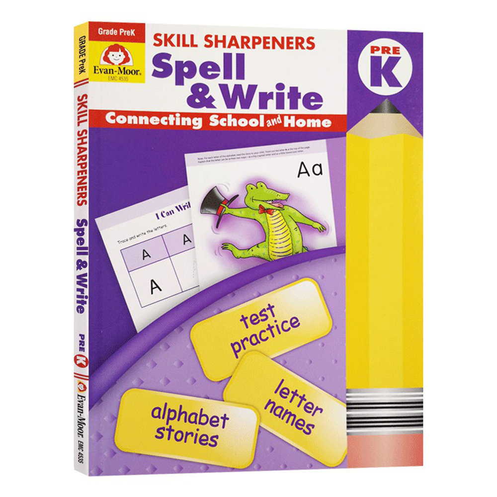 Skill Sharpeners Spell And Write Activity Bk Pre K